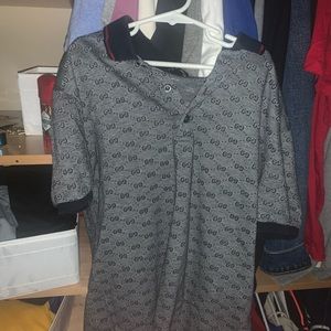 GUCCI polo shirt authentic size SM since it shrunk
